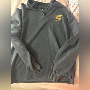 Adidas Gray Chattanooga sweatshirt quarter zip